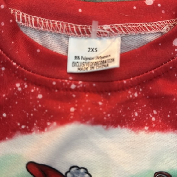 Kids Christmas Light Sweatshirt - Picture 2 of 2